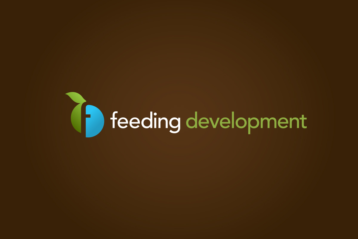 Logo on background, Feeding Development